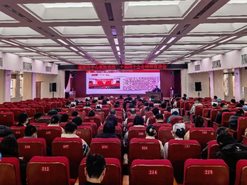 凝心聚力悟精神，砥砺奋进启新程——洛阳市中心医院党委书记闫新作学习贯彻党的二十届四中全会精神主题宣讲